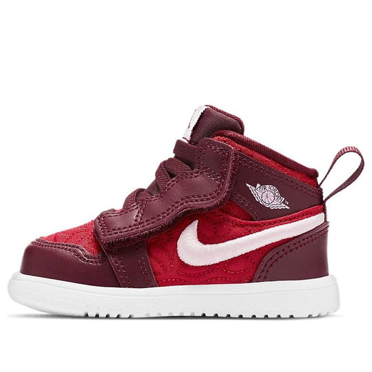 (TD) Air Jordan 1 Mid SE 'Red Quilted' DB3620-600 Infant/Toddler Shoes  -  KICKS CREW