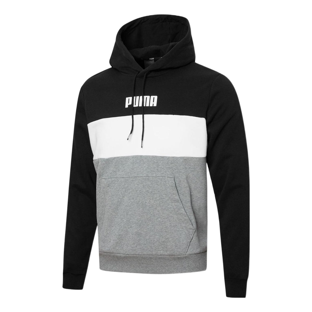 PUMA Fusion Logo Hoodie 'Black' 848651-01-KICKS CREW