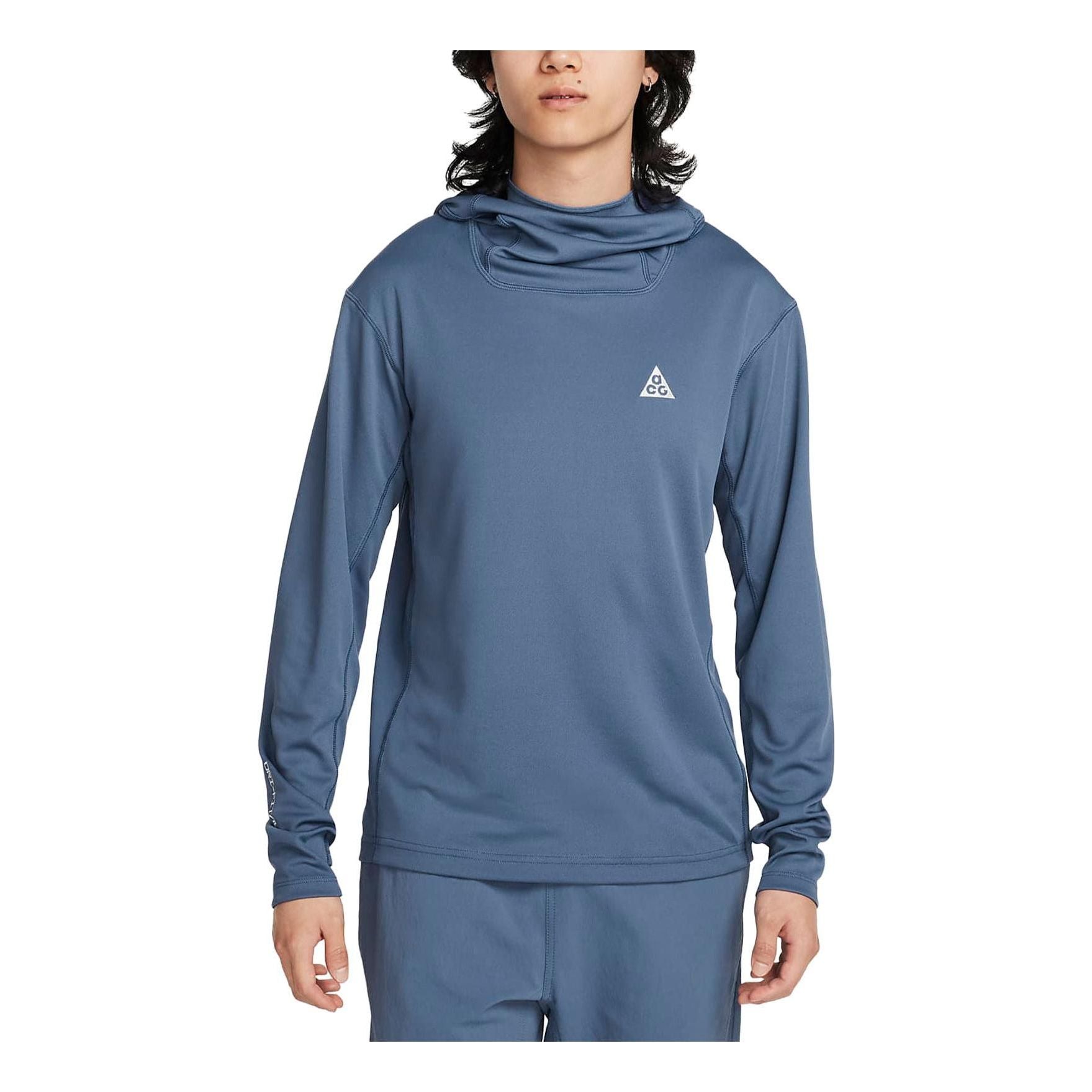 Nike Men's ACG Dri-FIT ADV Lava Tree UV Hoodie in Blue - ShopStyle