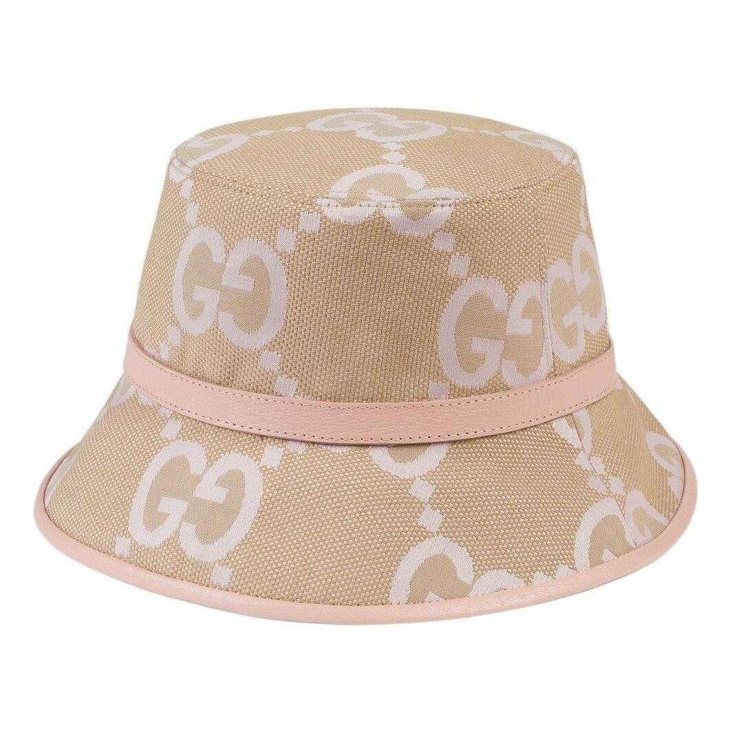 (WMNS) Gucci Jumbo GG Bucket Hat 'Beige Light Pink' 730336-3HAPT-8872 ...