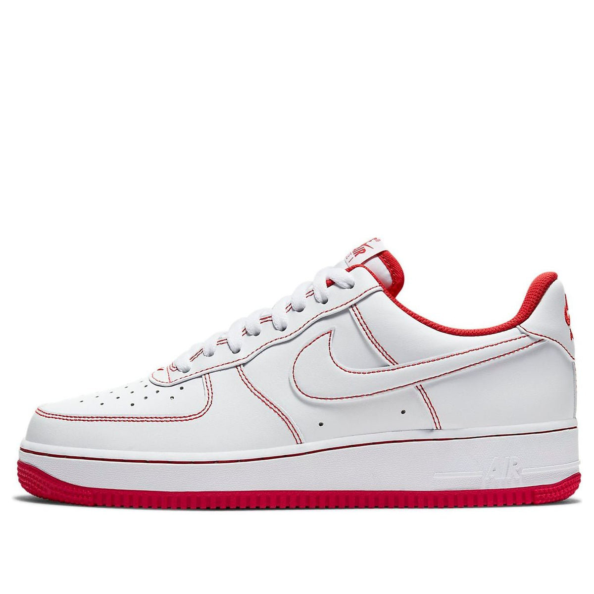 Nike Air Force 1 '07 'Contrast Stitch - White University Red' CV1724-1 ...