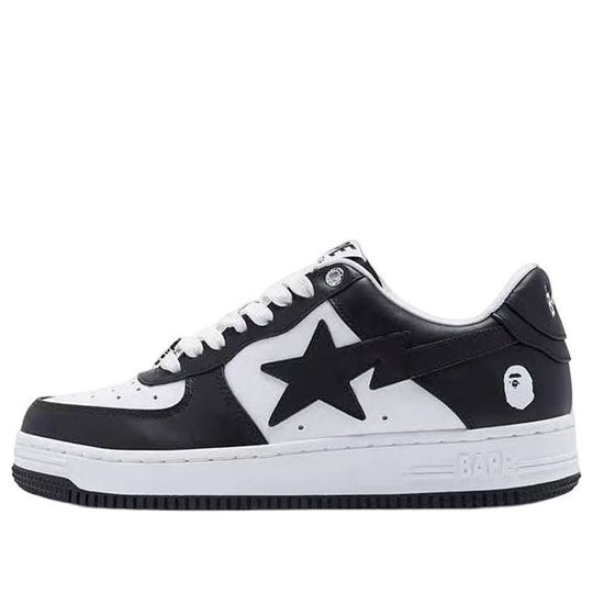 WMNS) A BATHING APE Bape Sta 'Black White' 1I70-291-006-BLACK 