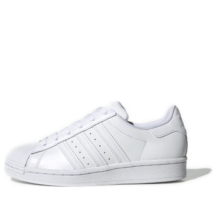 (GS) adidas Superstar J 'Triple White' EF5399 - KICKS CREW