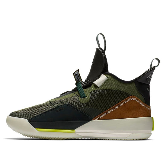 Travis Scott x Air Jordan 33 NRG 'Army Olive' CD5965-300