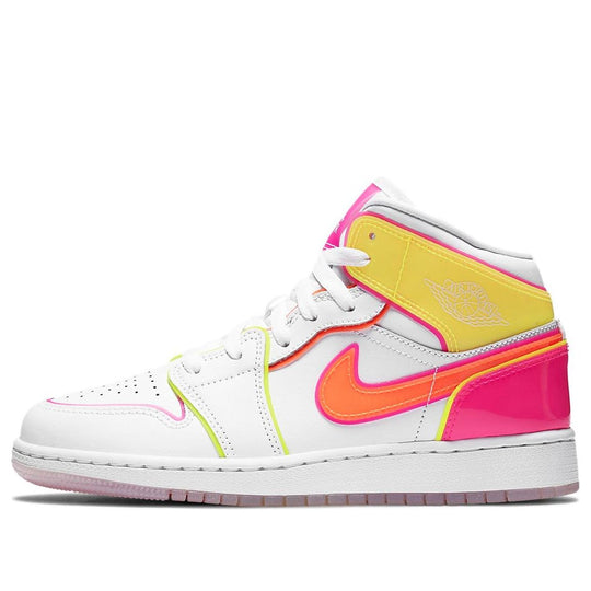 (GS) Air Jordan 1 Mid SE 'Edge Glow' CV4611-100 Shoes  -  KICKS CREW