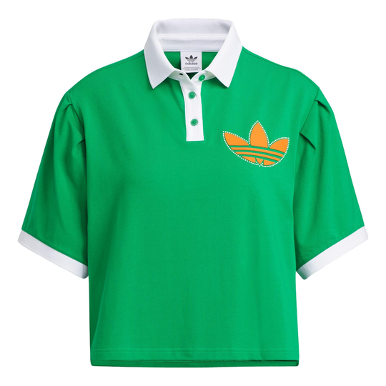 (WMNS) adidas originals Varct Polo Shirt 'Green' IU4767