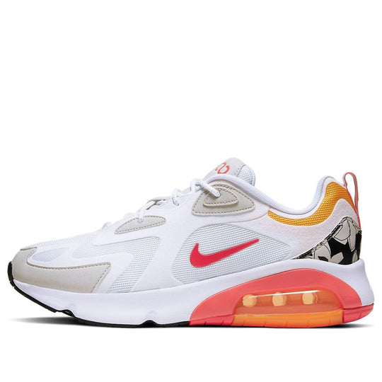 White and orange hot sale air max 200