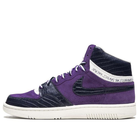 Nike x Stussy Court Force Hi 'Varsity Purple Dark Obsidian' 312270-542