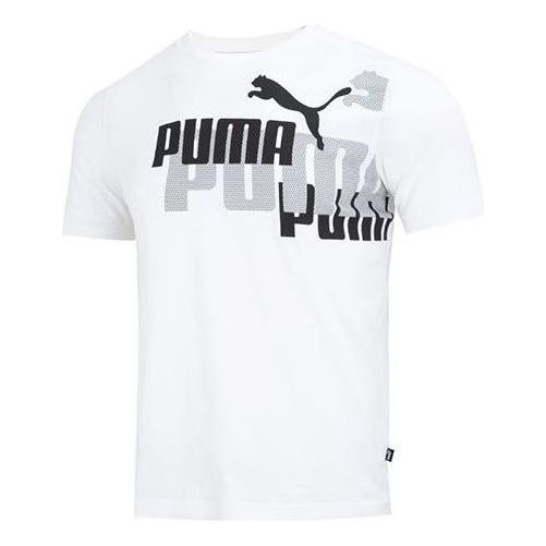 PUMA Ess Logo Power Tee 'White' 675728-02-KICKS CREW