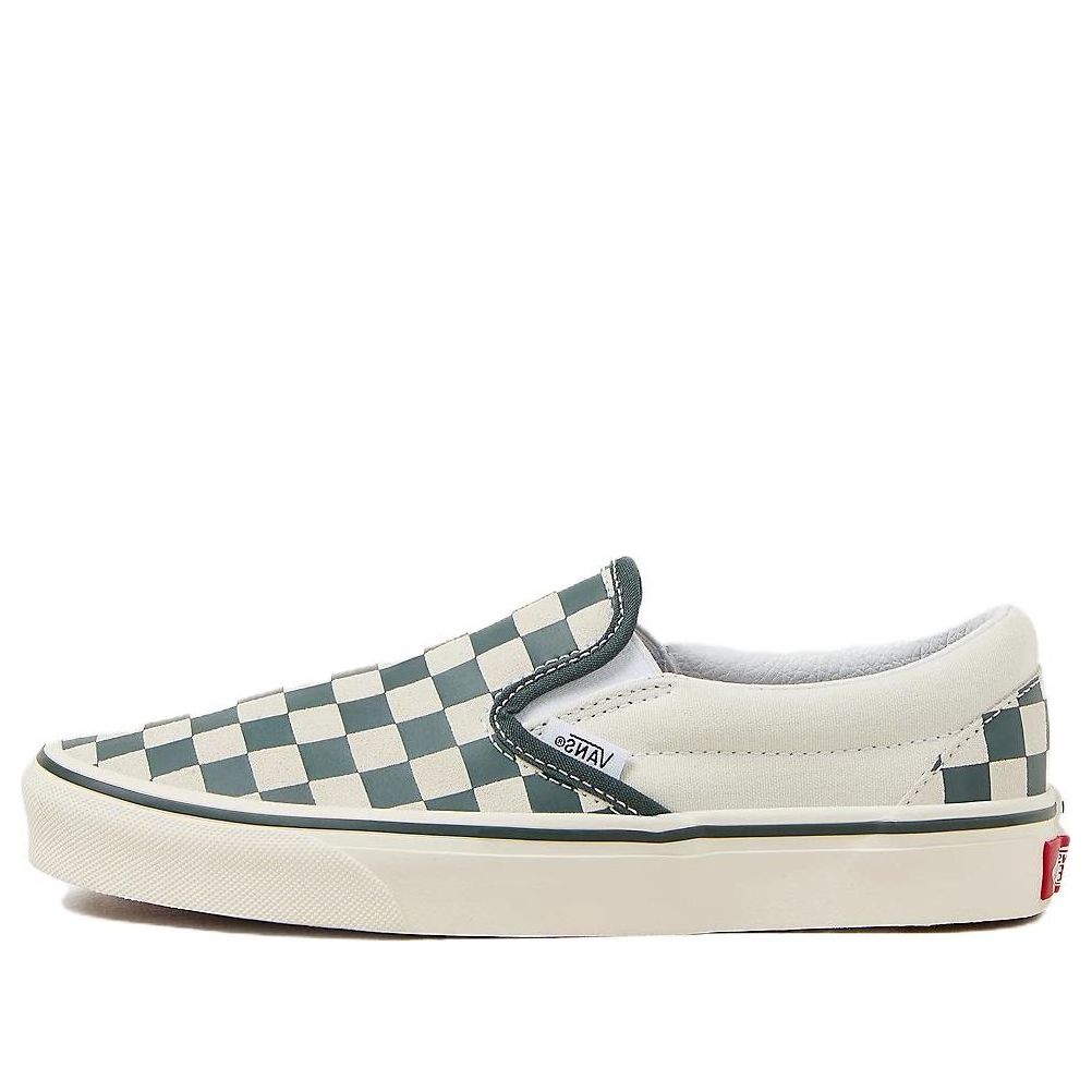 Vans Classic Slip-On Checkerboard Shoes 'Green White' VN000BVZBGN ...