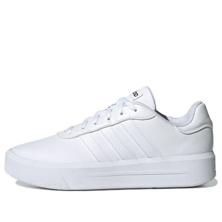 (WMNS) adidas Court Platform 'White' GV9000-KICKS CREW