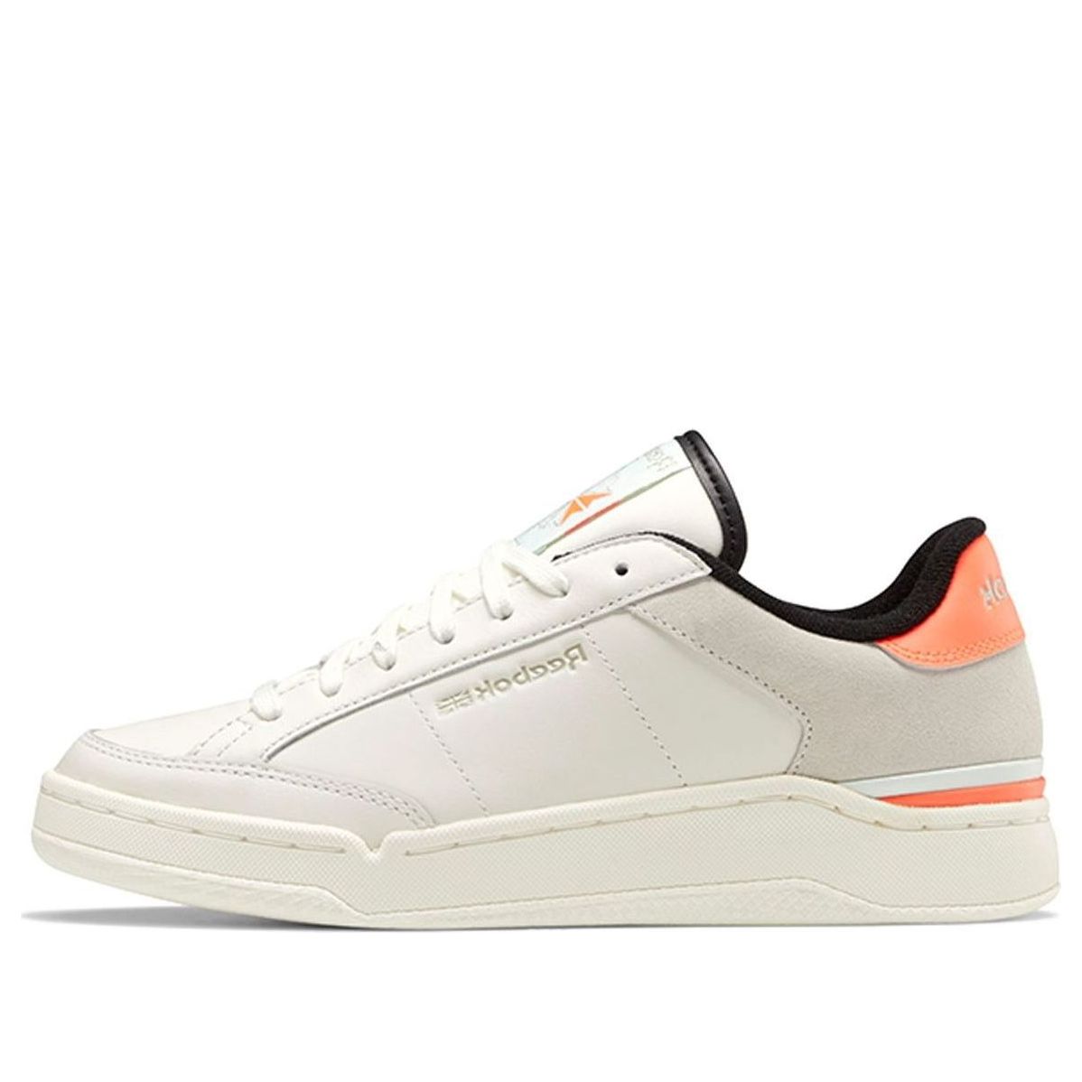 (WMNS) Reebok Ad Court 'White Black Orange' FY7346 - KICKS CREW