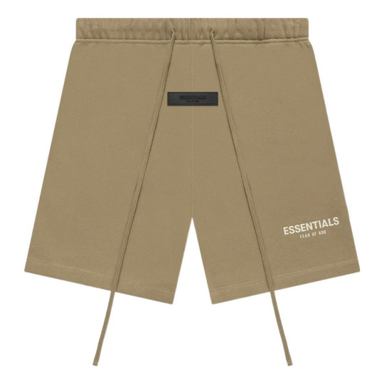 Fear of God Essentials SS22 Logo Sweatshorts 'Oak' FOG-SS22-400