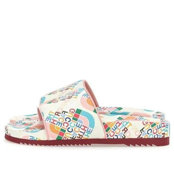 (WMNS) Gucci x The North Face Leather Sandal 'White Multicolor'  685636-CPDH0-5880