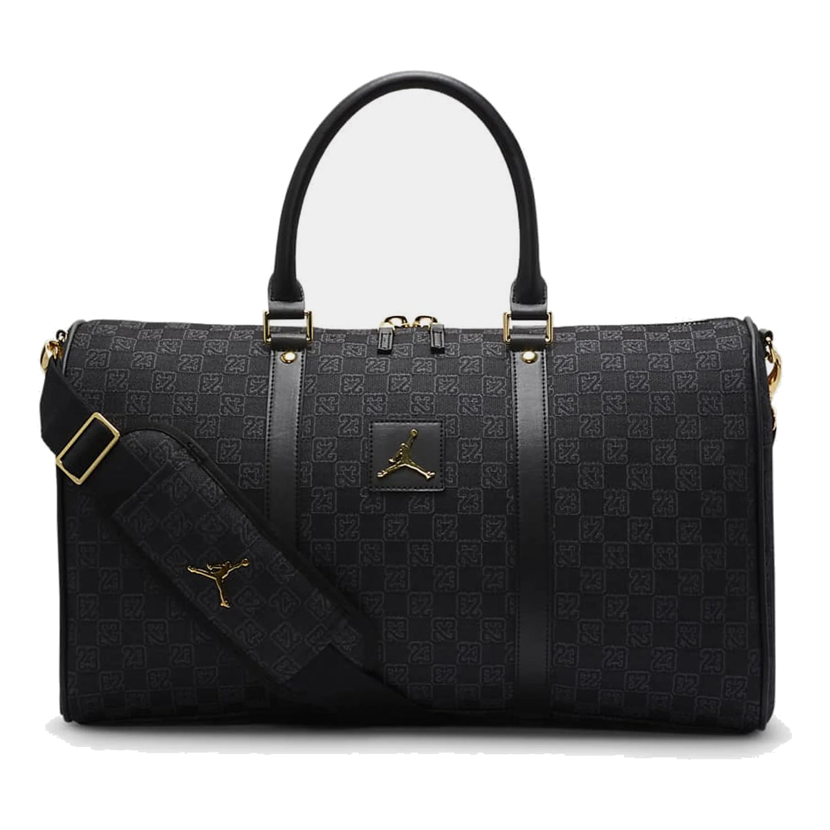 Air Jordan Monogram Logo Duffel Bag 'Black Gold' MA0759-023