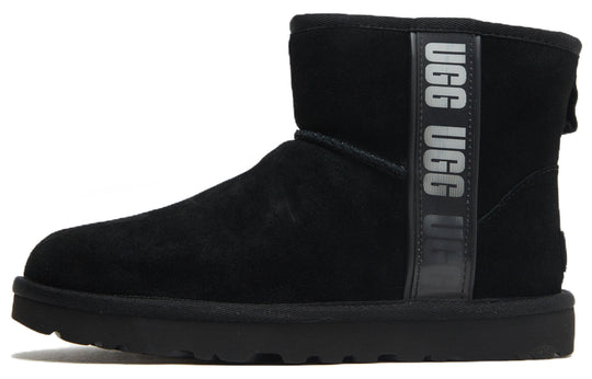 (WMNS) UGG Classic Mini Side Logo II 1134962-BLK - KICKS CREW