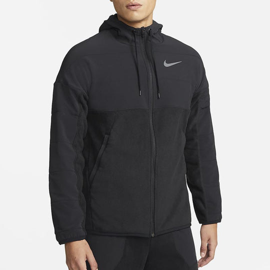 Nike Sports Breathable Casual Hooded Jacket Black DD2129-010-KICKS CREW