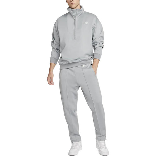 Men's Nike Solid Color Logo Embroidered Casual Sports Pants/Trousers/Joggers Gray DQ4241-073