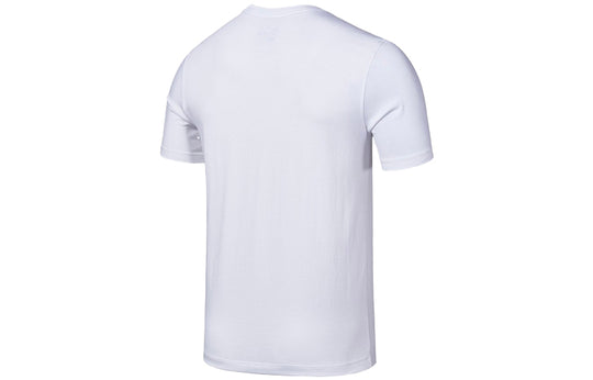 Men's Nike Solid Color Round Neck Pullover Sports Short Sleeve White T ...