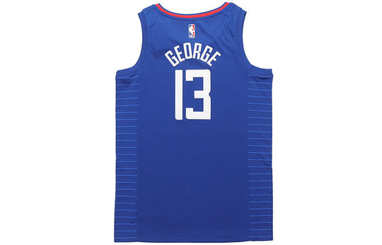 Nike NBA Teams Jersey SW Fan Edition George 20-21 Season Blue CW3668-403