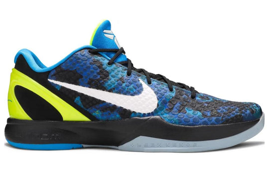 Nike Zoom Kobe 6 'Blue Camo' Photo Blue/White-Black-Volt 429659-401 Basketball Shoes/Sneakers  -  KICKS CREW