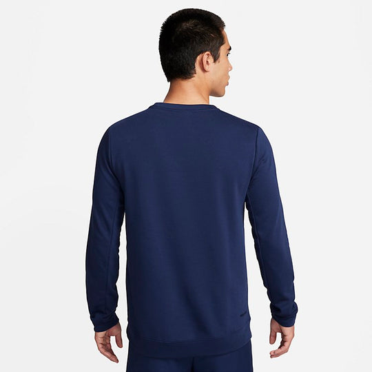 NIKE DRI-FIT TRACK CLUB Fleece Long-Sleeve Crew Neck Running Sweatshir -  KICKS CREW