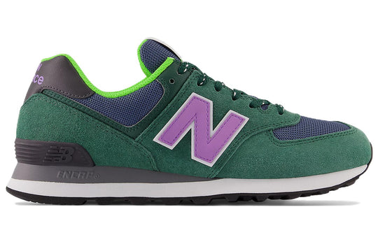 New balance green on sale purple