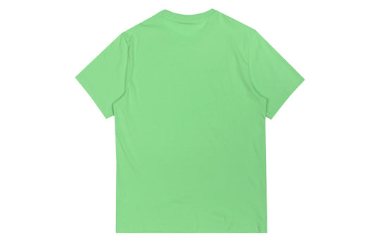 FILA logo Athleisure Casual Sports Short Sleeve Unisex Green FS2RSC2001XGL T-shirts - KICKSCREW