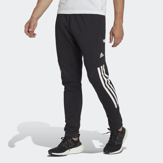 Adidas Future Icons 3-Stripes Fleece Pants 'Black' HK2154 - KICKS CREW