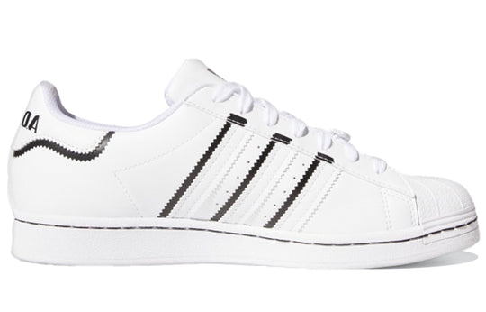 adidas Superstar 'Thin Stripes White Black' GV7186 - KICKS CREW