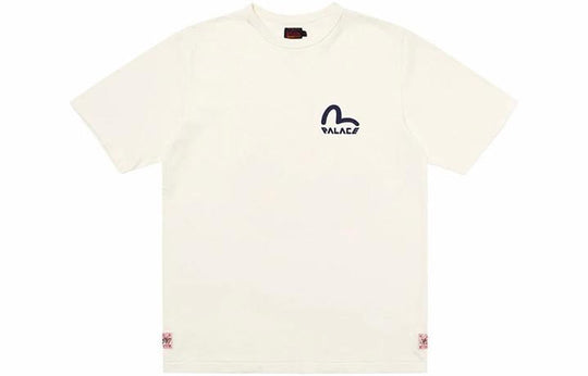 PALACE x EVISU PALACE Evisu Chest Logo Short Sleeve Unisex White PAL-SS20-008