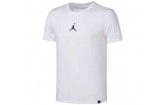 Air Jordan Iconic Quick Dry Training Sports Short Sleeve White AR7416 ...