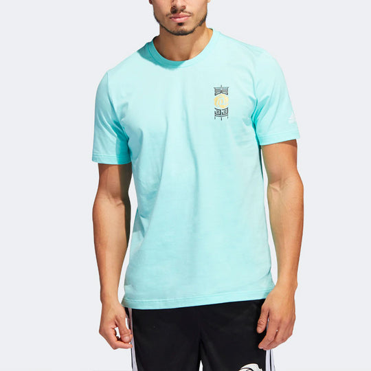 adidas Basketball Short Sleeve Tee - Blue