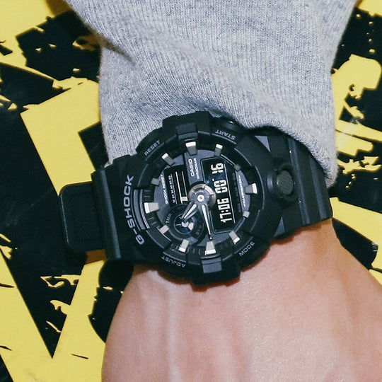 CASIO G-Shock Analog-Digital 'Black' GA-700-1B - KICKS CREW