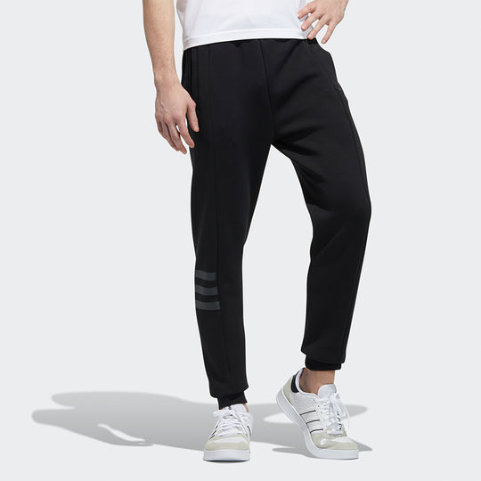 adidas neo M Cs Dk Tp Casual Sports Bundle Feet Long Pants Black GP570 ...