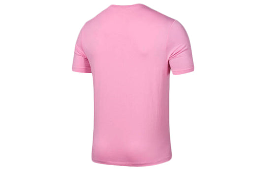 (WMNS) Nike Logo Multi-Color Graffiti Short Sleeve Pink BQ0705-629