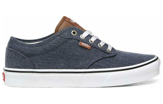 Vans Atwood Casual Fashion Skate Shoes Navy Blue Dark Blue VN000TUYW57