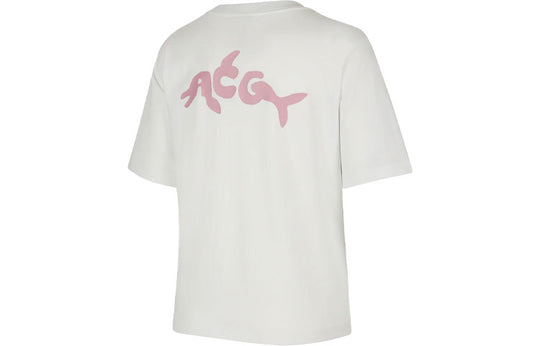 Nike ACG Dolphin Printing Sports Round Neck Short Sleeve White DH4048- -  KICKS CREW