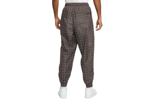 Nike Lab Reflective Plaid Casual Bundle Feet Long Pants Gray DA0328-081