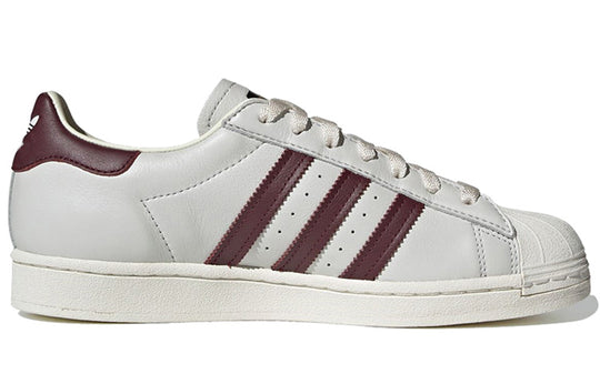 Adidas maroon outlet superstar