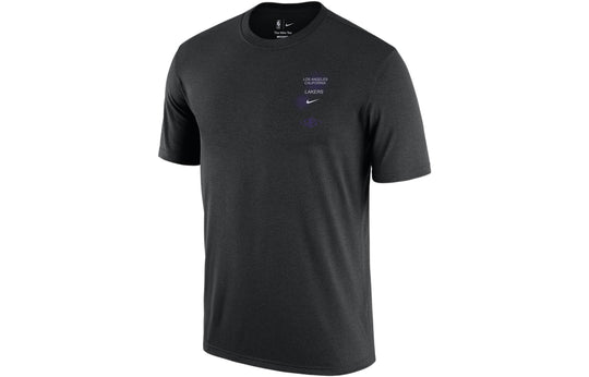 Nike Los Angeles Lakers Courtside Nba T-shirt in Black for Men