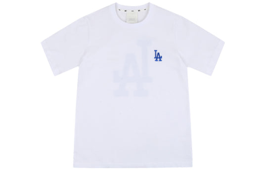 MLB La Dodgers Los Angeles Dodgers Big Logo Round Neck Unisex White 31TS03031-07W US XXL