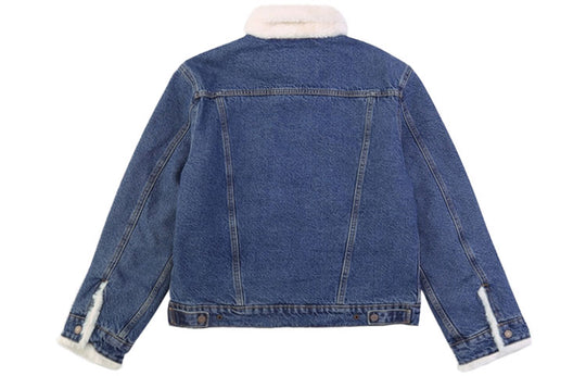 Levis Lamb Wool Denim Jacket Denim Color 37620 0000 Kicks Crew 