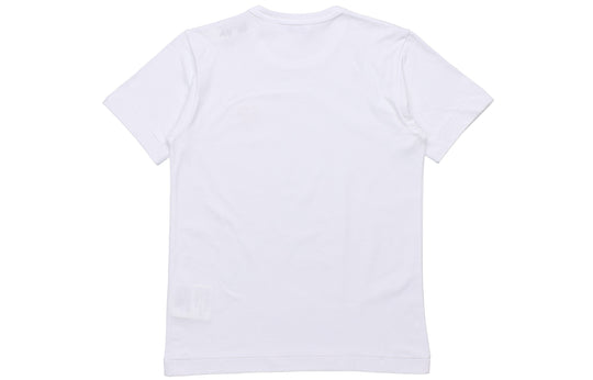 (WMNS) COMME des GARCONS PLAY Gold Heart Logo Tee 'White' AZ-T215-051-4