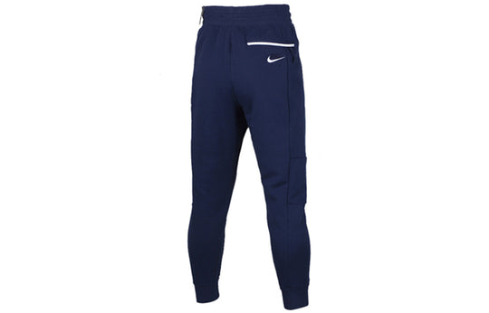 Nike Air Side Logo Cone Fleece Sports Long Pants Dark blue CJ4831-410 ...