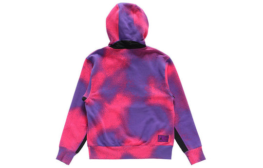 Air Jordan Printing Fleece Pullover Purple CK9650-510 - KICKS CREW