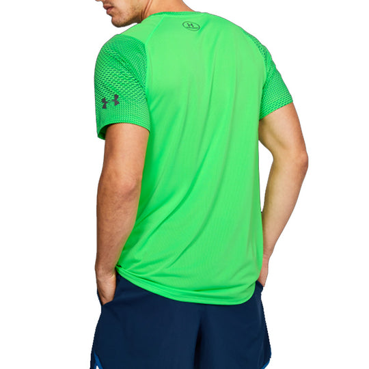 Men's Under Armour UA MK-1 Short Sleeve Tops Green 1306428-701