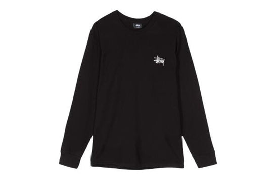 Men's Stussy Classic Basic Printing Long Sleeves Black 1994143-1 ...