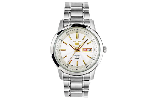 Men's SEIKO No. 5 Mechanical Business Casual Automatic Watch Gold SNKM85J1 Watches - KICKSCREW