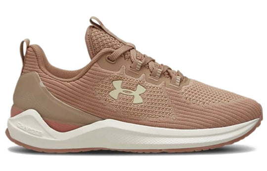 (WMNS) Under Armour Charged Sports Shoes Brown 3023427-200